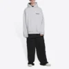 Hoodie com capuz Turn, corte largo «Cinza mesclado e preto» 674986TLVB41167