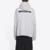 Hoodie com capuz Turn, corte largo «Cinza mesclado e preto» 674986TLVB41167