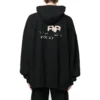 Hoodie com ícone BB Icon desenhado à mão, corte largo, «Preto» 620973TNVQ11059
