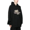 Hoodie com ícone BB Icon desenhado à mão, corte largo, «Preto» 620973TNVQ11059