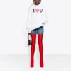 Hoodie com estampado SS21 Branco 578135TJVL69040