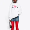 Hoodie com estampado SS21 Branco 578135TJVL69040