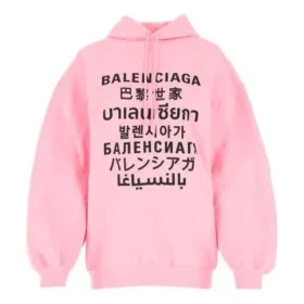 Hoodie com estampado SS21 Rosa 641529TJVI61401