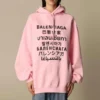Hoodie com estampado SS21 Rosa 641529TJVI61401