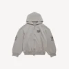 Hoodie com fecho de correr regular para homem da WFP em cinzento Balenciaga