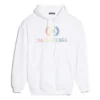 Hoodie com logótipo arco-íris Branco 570798TEV509044