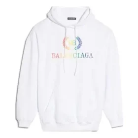 Hoodie com logótipo arco-íris Branco 570798TEV509044