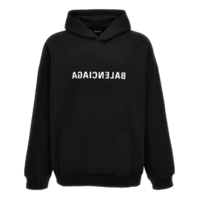 Hoodie com logótipo invertido «Preto» 674986TNVR31070 Hoodie com logótipo invertido «Preto» 674986TNVR31070