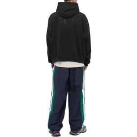 Hoodie com logótipo nas costas e gola alta «Preto» 674986TLV971069