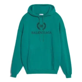 Hoodie com logótipo verde 556111TDV043068