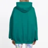 Hoodie com logótipo verde 556111TDV043068