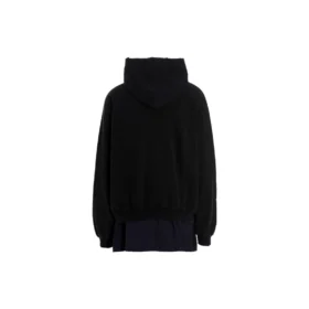 Hoodie com T-shirt remendada BB Be Different «Preto» 720406TNVV11070