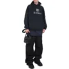 Hoodie com T-shirt remendada BB Be Different «Preto» 720406TNVV11070