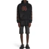 Hoodie Crypto, corte médio «Black Faded» 742603TOVN71055
