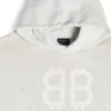 Hoodie Crypto, corte médio, «Off White» 742603TOVU7