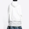 Hoodie de algodão Balenciaga x THE SIMPSONS, corte largo “Branco” 675003TLVG89016