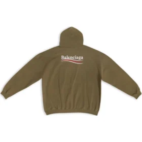 Hoodie de corte largo para Political Campaign «Khaki» 620973TKVI92463