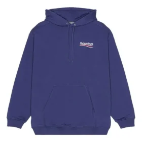 Hoodie de Political Campaign, corte médio «Azul» 600583TKVI91195 Hoodie de Political Campaign, corte médio «Azul» 600583TKVI91195