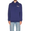 Hoodie de Political Campaign, corte médio «Azul» 600583TKVI91195