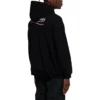 Hoodie de Political Campaign, Corte Médio «Preto» 600583TKVI91070