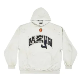 Hoodie de Skater Oversized «Branco» 739024TOVN39012