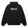 Hoodie desportivo em velo Preto 641529TJVE51000