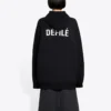 Hoodie desportivo em velo Preto 641529TJVE51000