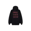 Hoodie Free Your Mind «Preto» 641529TJU791000
