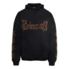 Hoodie Heavy Metal em algodão «Preto Desbotado» 739024-TOVD8-1055