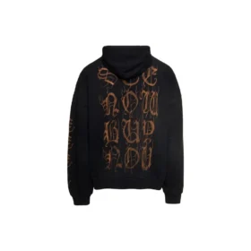 Hoodie Heavy Metal em algodão «Preto Desbotado» 739024-TOVD8-1055