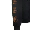 Hoodie Heavy Metal em algodão «Preto Desbotado» 739024-TOVD8-1055