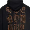 Hoodie Heavy Metal em algodão «Preto Desbotado» 739024-TOVD8-1055