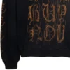 Hoodie Heavy Metal em algodão «Preto Desbotado» 739024-TOVD8-1055
