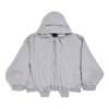 Hoodie Incognito Boxy com fecho, corte largo «Cinza» 799463TQVX11300