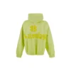 Hoodie Oversized com Bolso Rasgado Tape Type «Amarelo Fluo» 744441TOVB17204