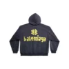 Hoodie Oversized com Bolso Rasgado Tape Type «Azul-marinho» 744441TOVB14140