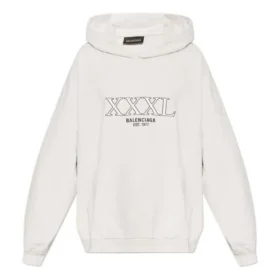 Hoodie Oversized com capuz e abertura frontal “Off White” 713677TNVD99784