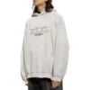 Hoodie Oversized com capuz e abertura frontal “Off White” 713677TNVD99784