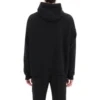 Hoodie Oversized com Capuz e Logótipo em Script «Black White» 674986TMVB51070