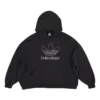 Hoodie oversized com logótipo Balenciaga x adidas «Preto Branco» 712396TNVA91070