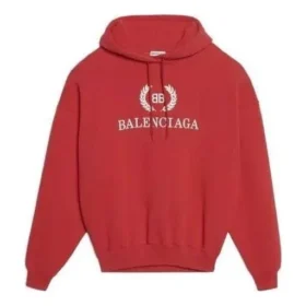 Hoodie Oversized de Algodão com Logótipo BB «Vermelho» 547765TCV316400