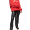 Hoodie Oversized de Algodão com Logótipo BB «Vermelho» 547765TCV316400