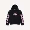 Hoodie para homem «Wet Brush», corte médio, na cor preta