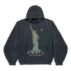 Hoodie Paris Liberty Oversized «Preto» 739024TQVS11083