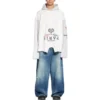 Hoodie Paris Upside Down Oversized «Branco» 698156TMVD19000