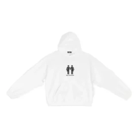 Hoodie Pride, corte largo «Branco» 651799TMVO30904