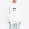 Hoodie Pride, corte largo «Branco» 651799TMVO30904