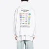 Hoodie Pride, corte largo «Branco» 651799TMVO30904