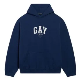 Hoodie Pride de corte largo «Navy» 651799TLV548561