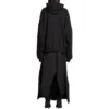 Hoodie redondo Back Flip Oversized «Preto Branco» 761458TPVG11070